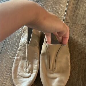 Tan Leather Slip-On Loafers